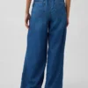 Ultrazachte, ruimvallende Jeans met middelhoge taille