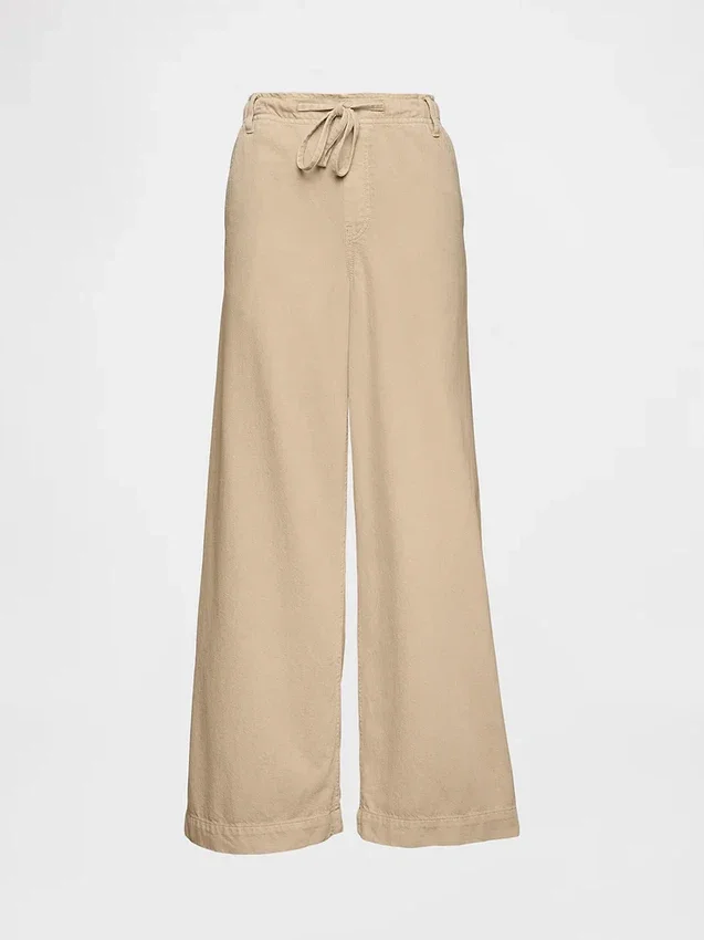 Ultrazachte, ruimvallende Jeans met middelhoge taille