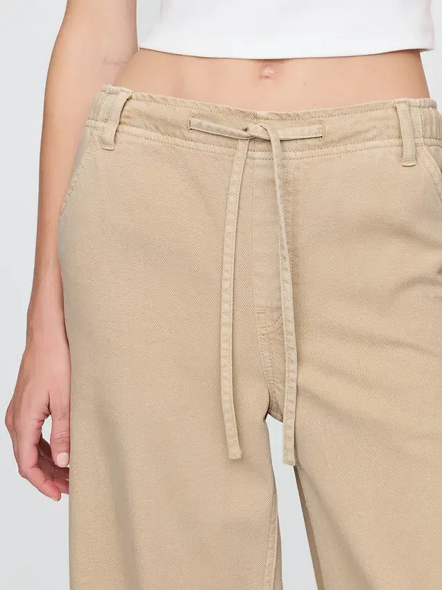 Ultrazachte, ruimvallende Jeans met middelhoge taille