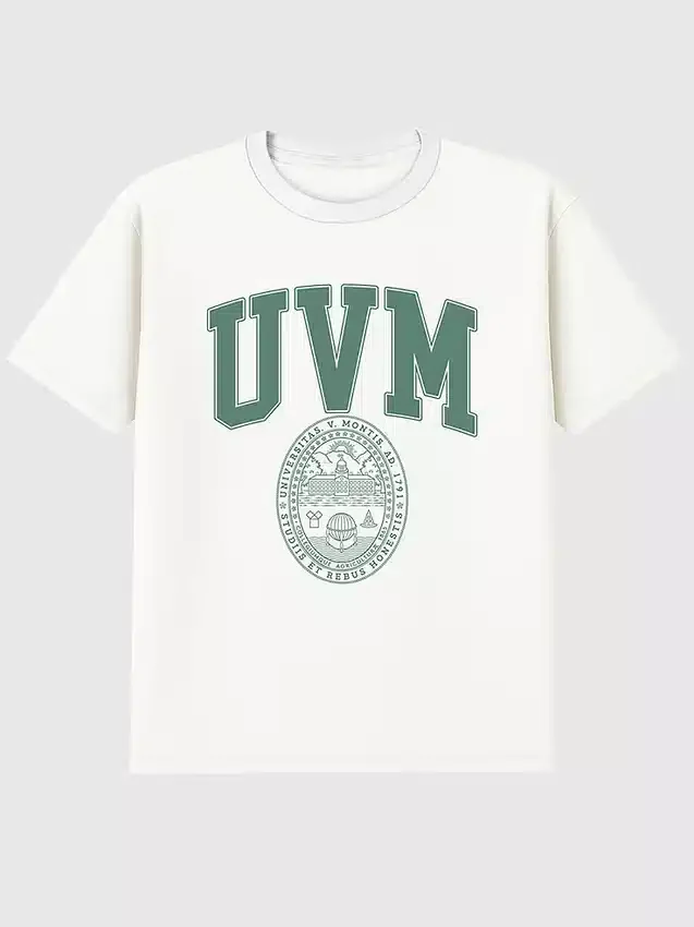 UVM College-wapen T-shirt