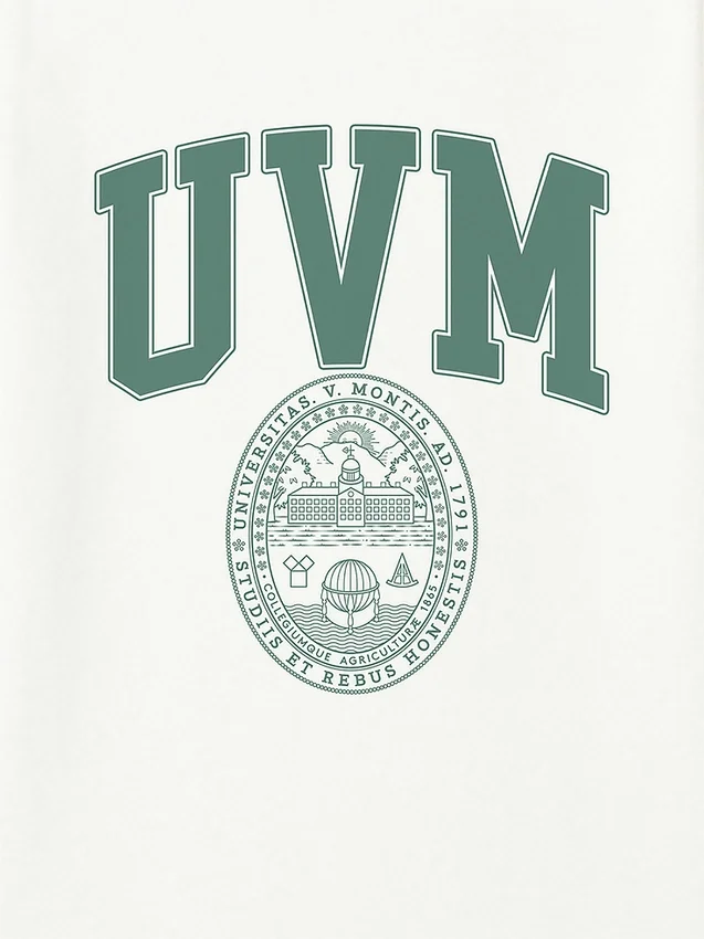 UVM College-wapen T-shirt
