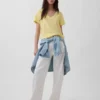 V-hals T-shirt van biologisch katoen (Vintagesoft)