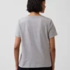 V-hals T-shirt van biologisch katoen (Vintagesoft)