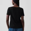 V-hals T-shirt van biologisch katoen (Vintagesoft)