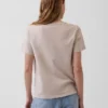 V-hals T-shirt van biologisch katoen (Vintagesoft)