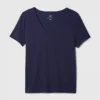 V-hals T-shirt van biologisch katoen (Vintagesoft)