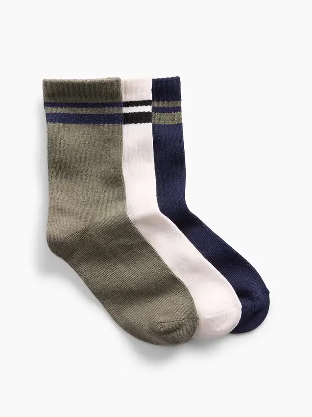 Varsity-korte sokken voor kinderen (3-pack)