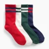 Varsity-korte sokken voor kinderen (4-pack)