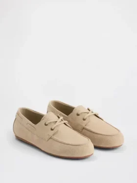 Vegan suède loafers voor kinderen