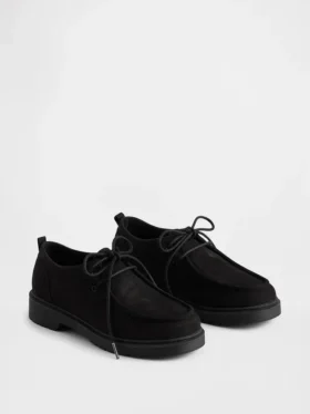 Vegan suède loafers voor kinderen