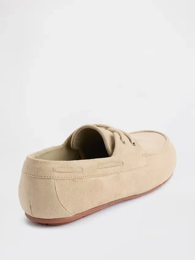 Vegan suède loafers voor kinderen