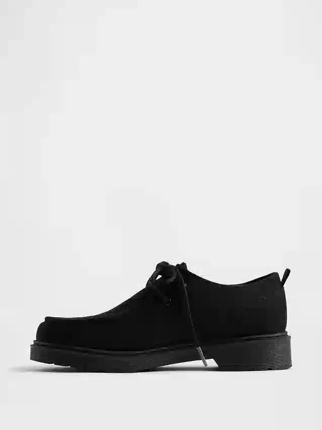 Vegan suède loafers voor kinderen