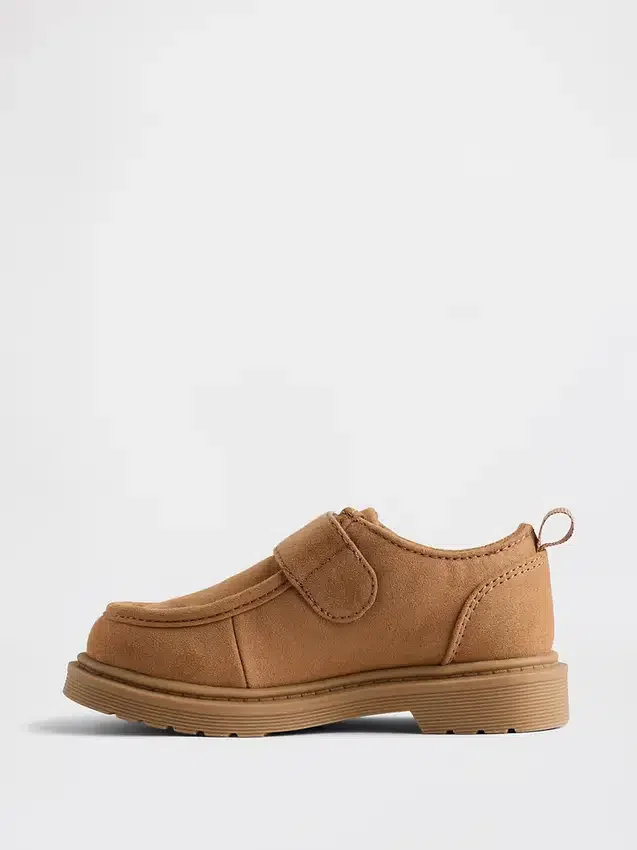 Vegan suède loafers voor peuters