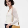 Vegan suède tonvormige tas