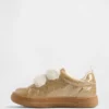 Veganistische glitter-sneakers met bont voor peuters