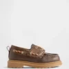 Veganistische leren bootschoenen voor peuters