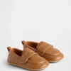 Veganistische leren loafers voor baby’s