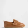 Veganistische leren loafers voor baby’s