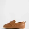 Veganistische leren loafers voor baby’s