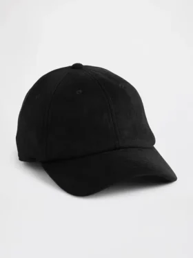 Veganistische suède baseballpet