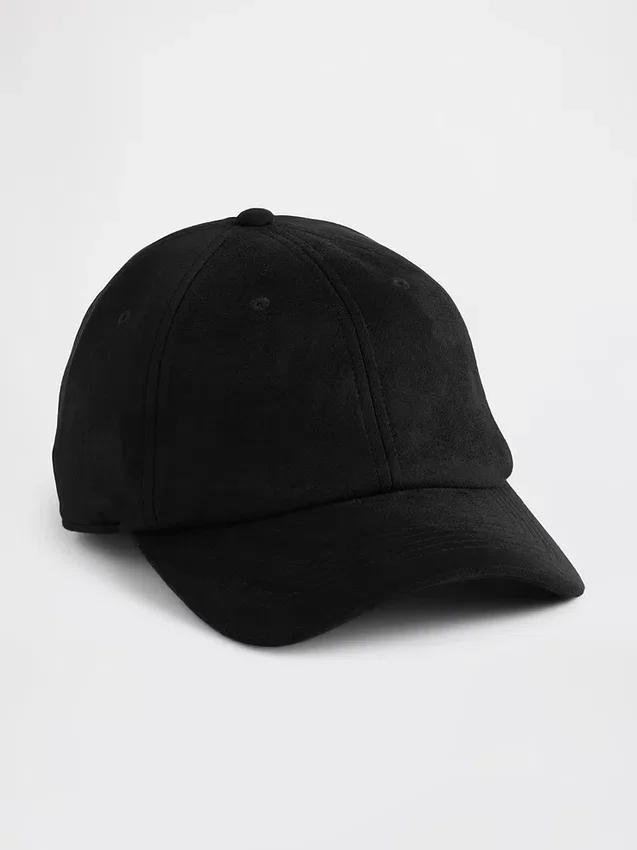Veganistische suède baseballpet