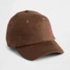 Veganistische suède baseballpet