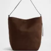Veganistische suède bucketbag