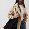 Veganistische suède bucketbag