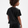 Velours peplumtop voor kinderen