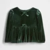 Velours topje met strik voor Baby & Peuter
