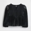 Velours topje met strik voor Baby & Peuter