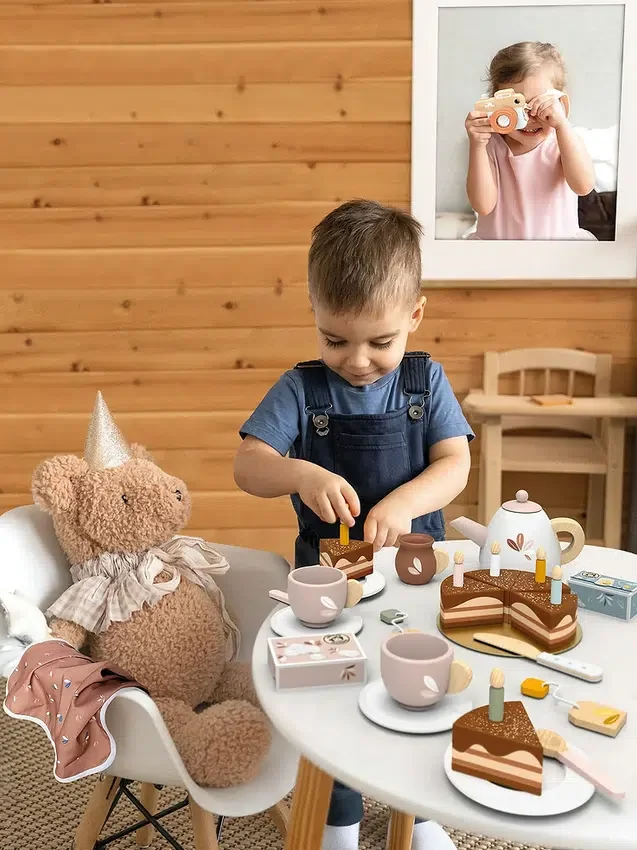 Verjaardagstheeservies voor peuters