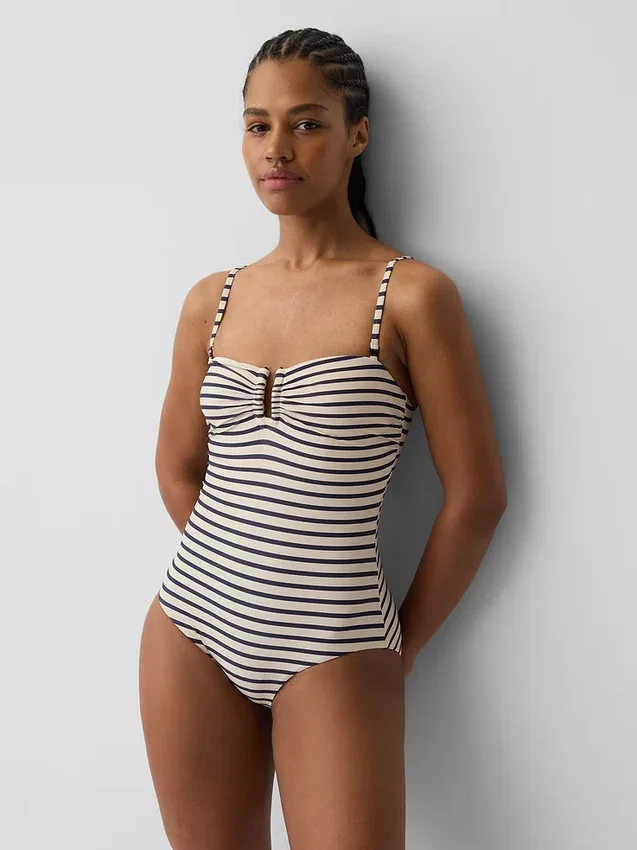 Verstelbaar bandeau-badkleding