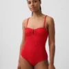 Verstelbaar bandeau-badkleding
