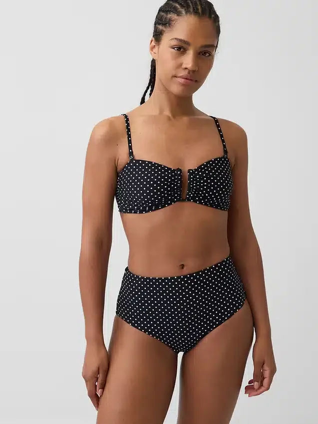 Verstelbare bandeau-bikinitop