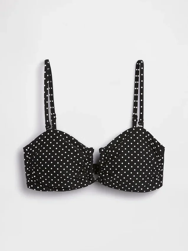 Verstelbare bandeau-bikinitop