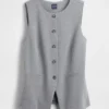 Vest met hoge hals