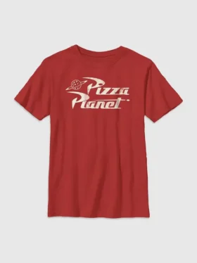 Vintage Pizza-T-shirt voor kinderen met Toy Story-motief