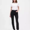Vintage slim-fit jeans met hoge taille