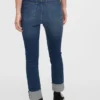 Vintage slim-fit jeans met hoge taille