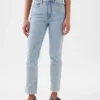 Vintage slim-fit jeans met hoge taille