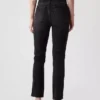 Vintage slim-fit jeans met hoge taille