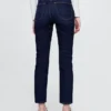 Vintage slim-fit jeans met hoge taille