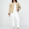 Vintage slim-fit jeans met hoge taille