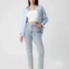 Vintage slim-fit jeans met hoge taille