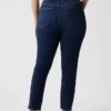 Vintage slim-fit jeans met hoge taille