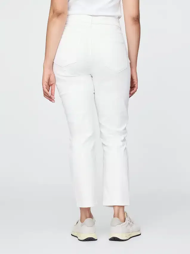 Vintage slim-fit jeans met hoge taille
