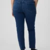 Vintage slim-fit jeans met hoge taille