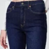 Vintage slim-fit jeans met hoge taille