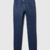 Vintage slim-fit jeans met hoge taille